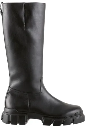 Högl Schoenen, Dames, Zwart, 38 1/2 EU, Zwarte enkellaarsjes voor vrouwen