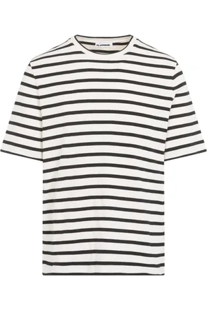Jil Sander Tops, Heren, Veelkleurig, XL, Katoen, Bluejay Katoenen T-shirt