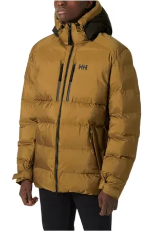 Helly Hansen Mantels, Heren, Bruin, L, Leer, Puffy Parka met lichaamskaartisolatie
