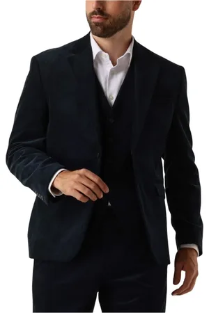 SELECTED Pakken, Heren, Blauw, XL, Corduroy Blazer voor Heren