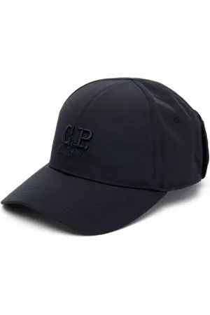 C.P. Company Accessoires, Heren, Blauw, M, Katoen, Chromer Goggle Cap