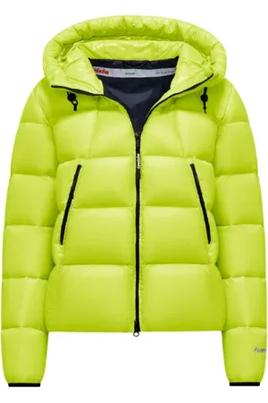 Invicta Jassen, Dames, Groen, M, Nylon, Korte Nylon Micro-Ripstop Pufferjas