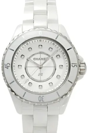 CHANEL Pre-owned, Dames, Wit, ONE Size, Pre-owned Stainless Steel watches