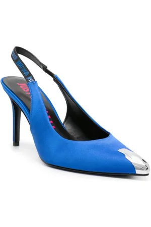 Roberto Cavalli Schoenen, Dames, Blauw, 37 EU, Platte schoenen
