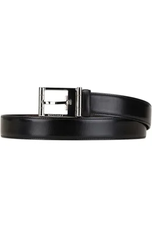 Bvlgari Pre-owned, Dames, Zwart, ONE Size, Pre-owned Leather belts