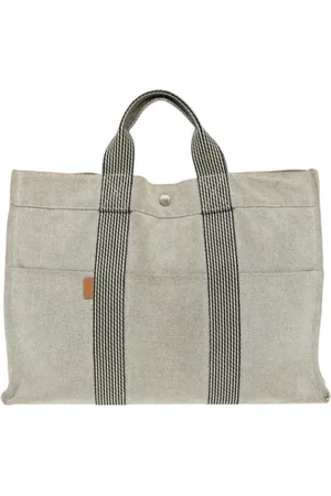 Hermès Pre-owned, unisex, Grijs, ONE Size, Pre-owned Canvas totes