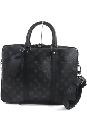 LOUIS VUITTON Pre-owned, Dames, Zwart, ONE Size, Pre-owned Canvas briefcases