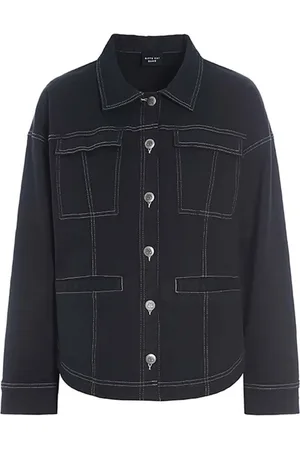 Bitte Kai Rand Jassen, Dames, Blauw, 2Xl, Denim, Lichtroze Jinzu Jas