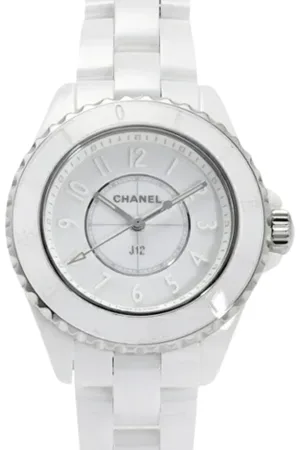 CHANEL Pre-owned, Dames, Wit, ONE Size, Pre-owned Stainless Steel watches