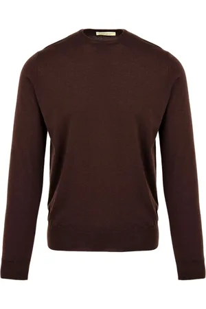 FILIPPO DE LAURENTIIS Sweatshirts & Hoodies, Heren, Bruin, XL, Heren Sweaters in Granaatkleur
