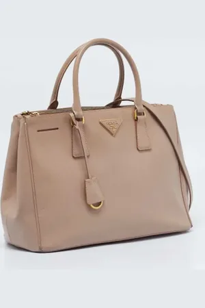 Prada Pre-owned, Dames, Roze, ONE Size, Leer, Pre-owned Leather totes