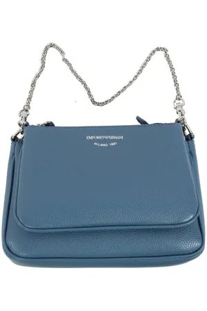 Emporio Armani Tassen, Dames, Blauw, ONE Size, Blauwe Dames Tas