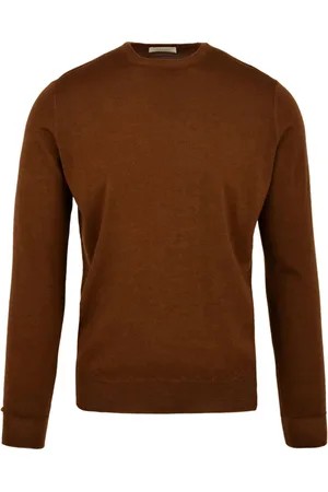 FILIPPO DE LAURENTIIS Truien, Heren, Bruin, 3Xl, Rust Sweater Model Gc 1Ml Rm 16Rv