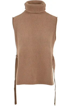 Aspesi Truien, Dames, Bruin, ONE Size, Stijlvolle Sweaters voor Vrouwen