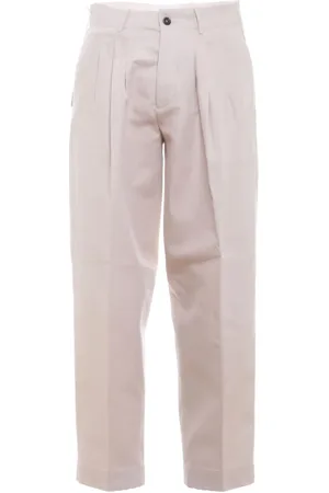 Nine In The Morning Broeken, Heren, Wit, L, Cosmo Carrot Camel Broek
