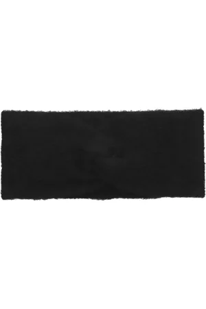 Moss Copenhagen Accessoires, Dames, Zwart, ONE Size, Zwarte Oorwarmers Stijlvolle Hoofdband