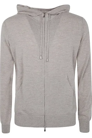 FILIPPO DE LAURENTIIS Sweatshirts & Hoodies, Heren, , 3Xl, Wol, Kasjmierwol Zip Hoodie