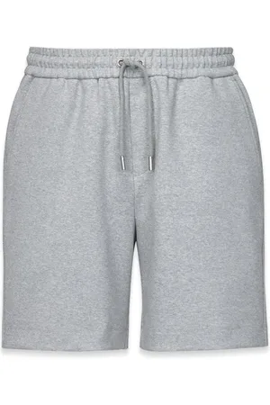 MCM Korte broeken, Heren, Grijs, XL, Katoen, Shorts Essential in Romanit met Logo