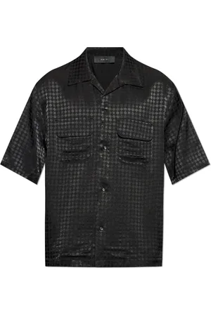 AMIRI Overhemden, Heren, Zwart, S, Shirt met logo