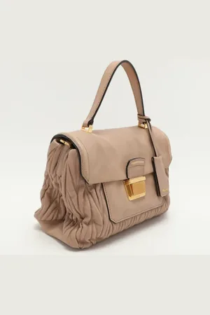 Miu Miu Pre-owned, Dames, , ONE Size, Tweedehands leren handtassen