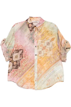 ZIMMERMANN Blouses & Shirts, Dames, Veelkleurig, M, Multi Colour Stijlvolle Overhemden