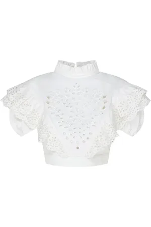 Sportmax Blouses & Shirts, Dames, Wit, S, Katoen, Witte Blouse