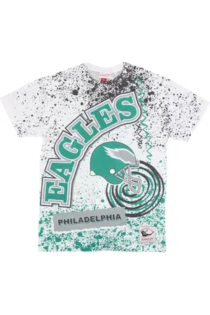 Mitchell & Ness Tops, Heren, Veelkleurig, S, Katoen, Philadelphia Eagles NFL Team Tee Shirt