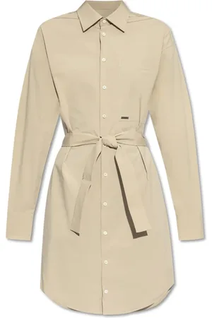 Dsquared2 Kleedjes, Dames, , S, Katoen, Jurk met Riem