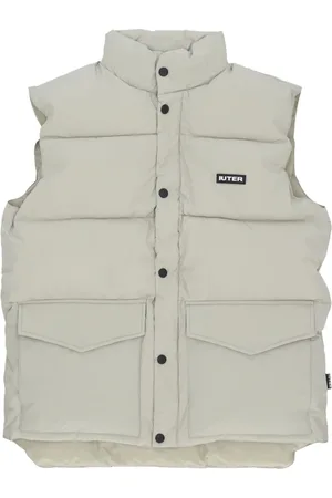 IUTER Jassen, Heren, , S, Polyester, Mouwloos Puff Vest Ice