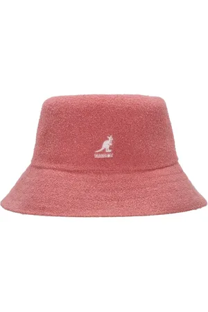 Kangol Accessoires, Heren, Roze, L, Nylon, Roze Bucket Hoed Bermuda Stijl