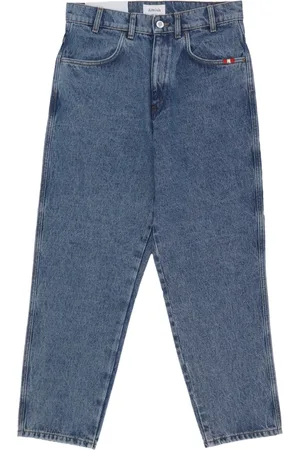 AMISH Jeans, Heren, Blauw, W36, Denim, Denim Heren Jeans met Ritssluiting