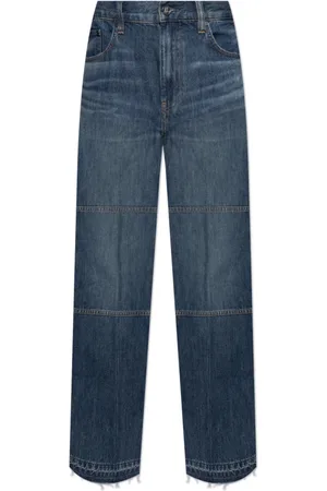 Helmut Lang Jeans, Heren, Blauw, XL, Katoen, Jeans met vintage effect