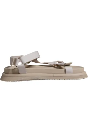 Dolce & Gabbana Schoenen, Heren, , 44 EU, Leer, Leren Band Sandalen met Rubber
