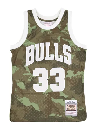 Mitchell & Ness Tops, Heren, Veelkleurig, S, Polyester, NBA Ghost Green Camo Tank Top