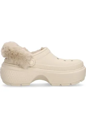 Crocs Schoenen, unisex, , 36 EU, Stomp Gevoerde Klomp Stucco