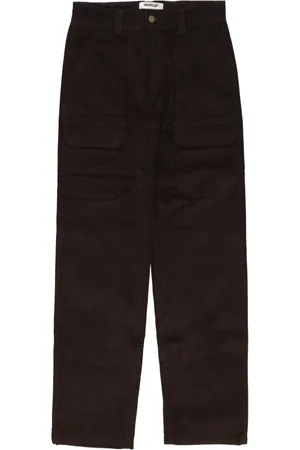 Caterpillar Broeken, Heren, Bruin, W32, Katoen, Fluweel Lange Broek Bruin Heren