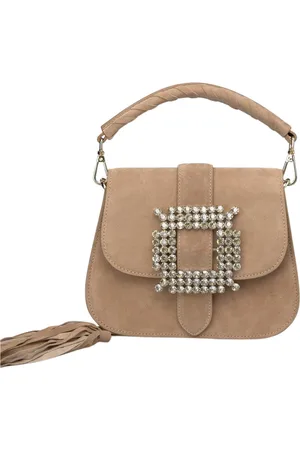Alma en Pena Tassen, Dames, Bruin, ONE Size, Leer, Handtassen ornament