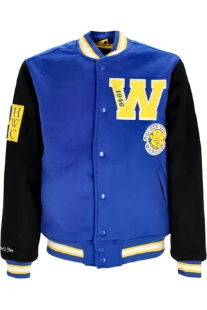 Mitchell & Ness Jassen, Heren, Blauw, XL, Wol, NBA Team Legacy Varsity Jack
