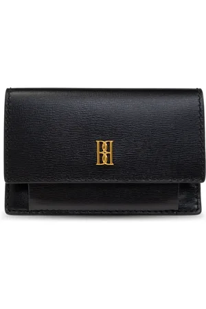 By Malene Birger Accessoires, Dames, Zwart, ONE Size, Leer, Kaarthouder Aya