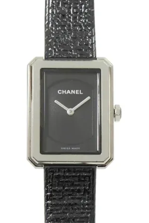 CHANEL Pre-owned, Dames, Zwart, ONE Size, Pre-owned Glass watches
