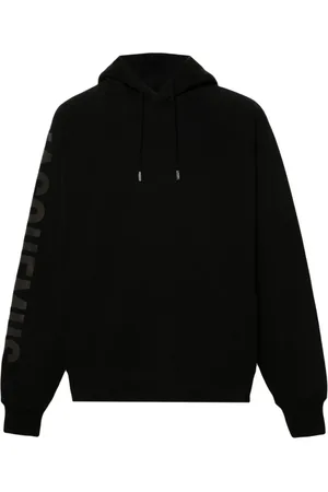 Jacquemus Sweatshirts & Hoodies, Heren, Zwart, XL, Katoen, Stijlvolle Hoodie voor Dagelijks Gebruik