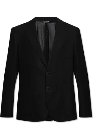 Dolce & Gabbana Jassen, Heren, Zwart, 2Xl, Wol, Wollen blazer