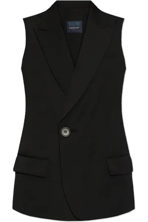 Y-3 Jassen, Dames, Zwart, S, Wol, Wollen Vest