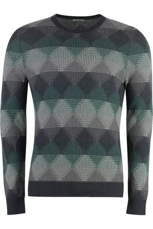 Malo Truien, Heren, Veelkleurig, 3Xl, Kasjmier, Diamantpatroon Kasjmier Trui