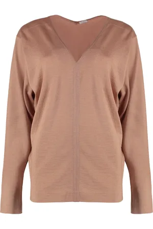 Malo Truien, Dames, , S, Kasjmier, V-hals Kasjmier Zijden Pullover