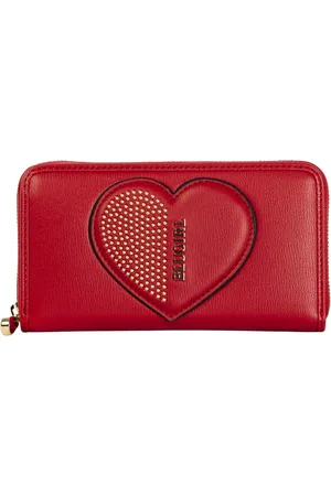 Blugirl Accessoires, Dames, Rood, ONE Size, Hart Studs Portemonnee Lijn L