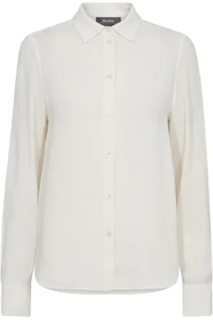 Mos Mosh Blouses & Shirts, Dames, , XL, Eco Vero Jacquard Stripe Shirt