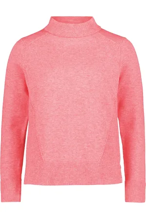 Betty Barclay Truien, Dames, Rood, 4Xl, Elegante Gebreide Trui met Strass