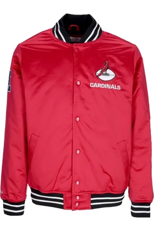 Mitchell & Ness Jassen, Heren, Rood, L, Polyester, Arizona Cardinals Bomberjack NFL Teamkleuren