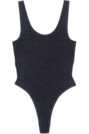 Oseree Badkleding, Dames, Blauw, S, Nachtblauwe Lurex Sportieve Badpak